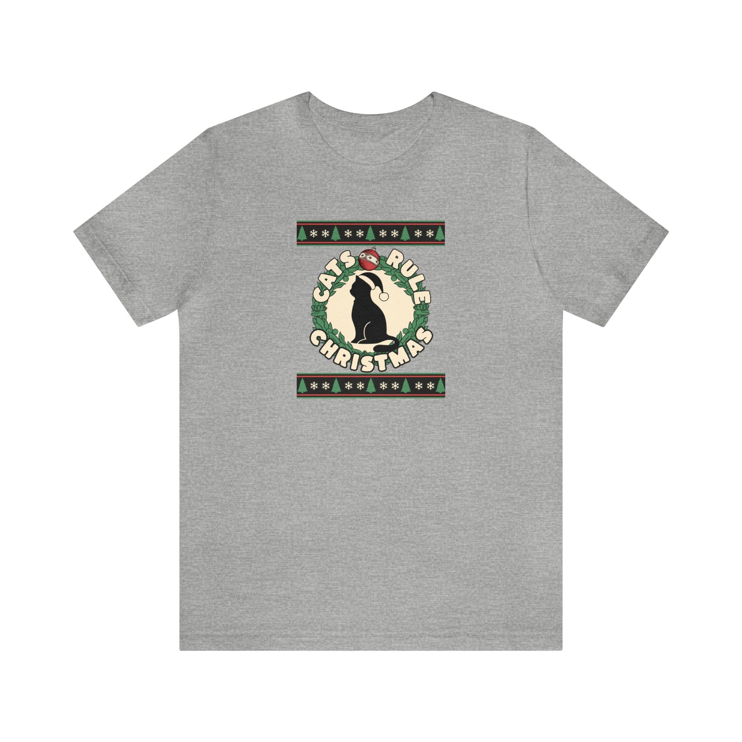 Cats rule Christmas, Cat shirt, christmas cat shirt