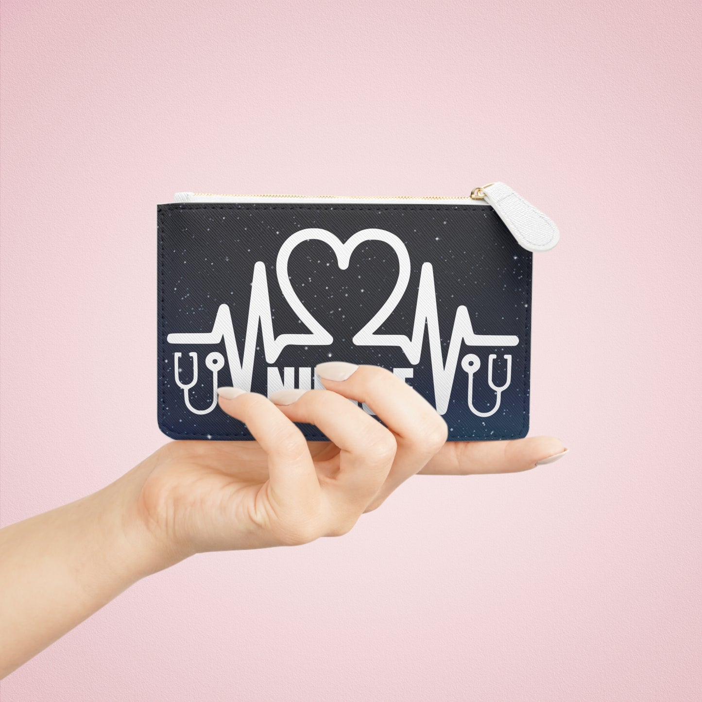 Nurse clutch bag, Mini Clutch Bag, Nurse wallet, Cruelty-Free Faux Leather, Vegan