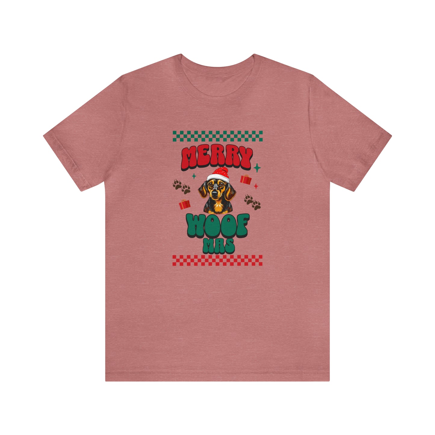 Merry Woofmas, wiener lover shirt, christmas wiener shirt