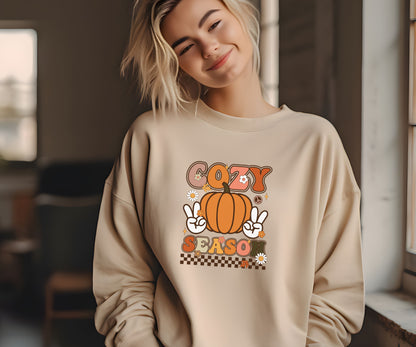 cozy season sweatshirt, fall shirt, thanksgiving sweatshirt