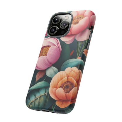 wildflower phone case, flower iphone case, flower Samsung case