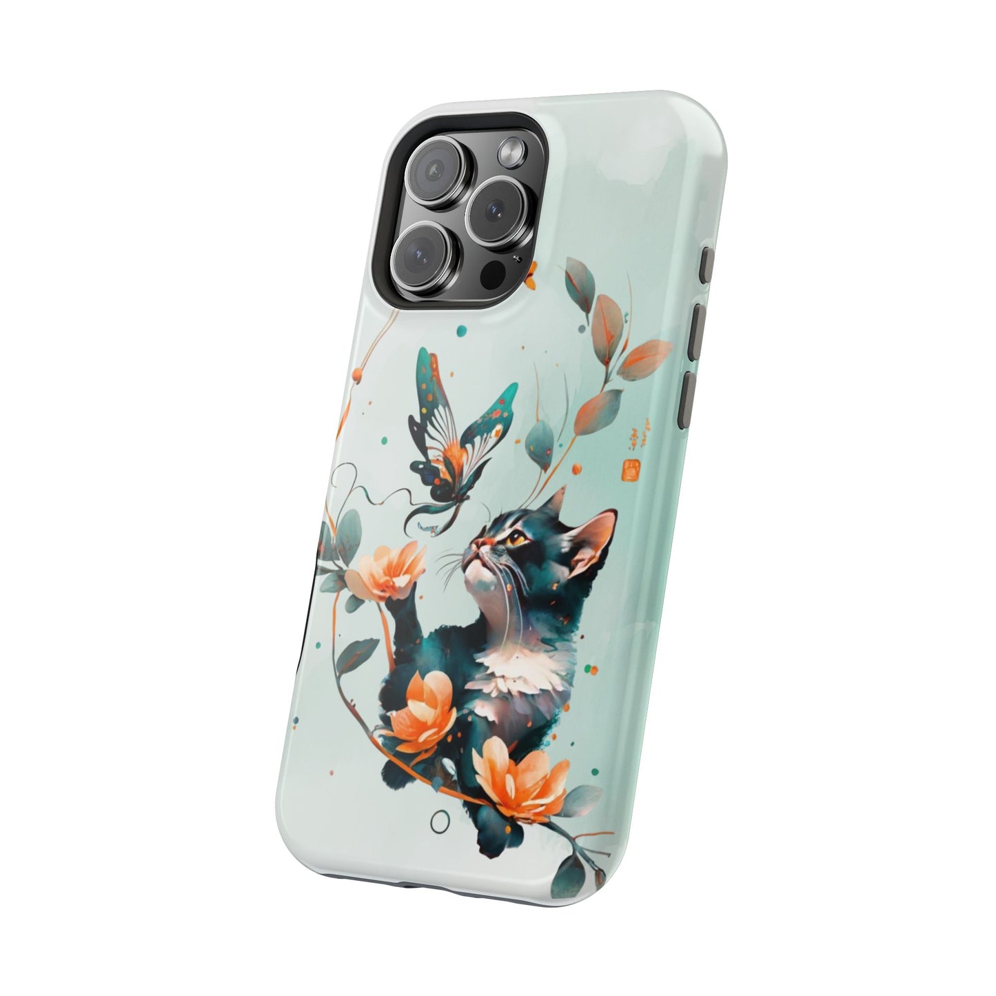 Kitten phone case, MagSafe Tough Iphone Cases