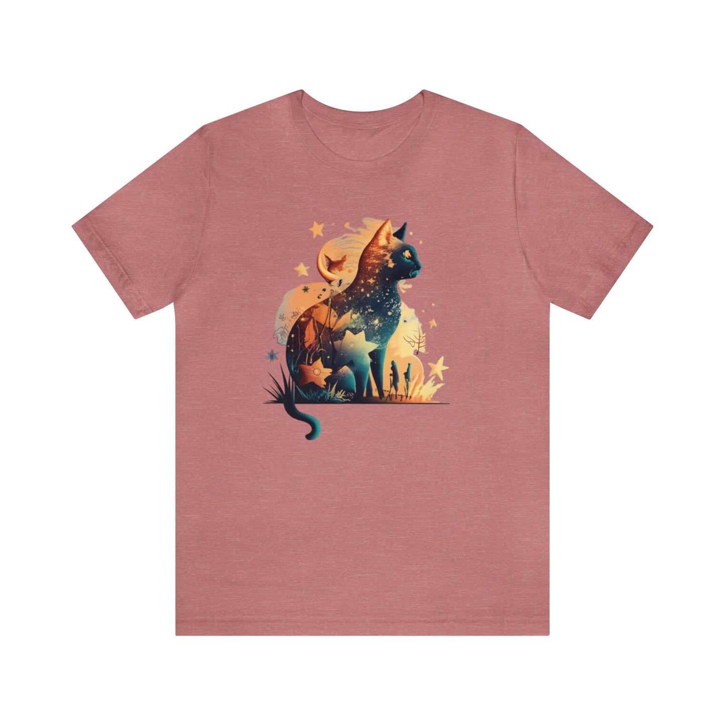 Cat shirt, colorful shirt for cat lover, graphic shirt