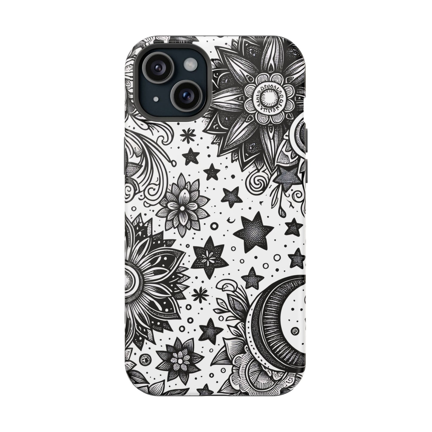 Celestial flowers MagSafe Tough Iphone Case