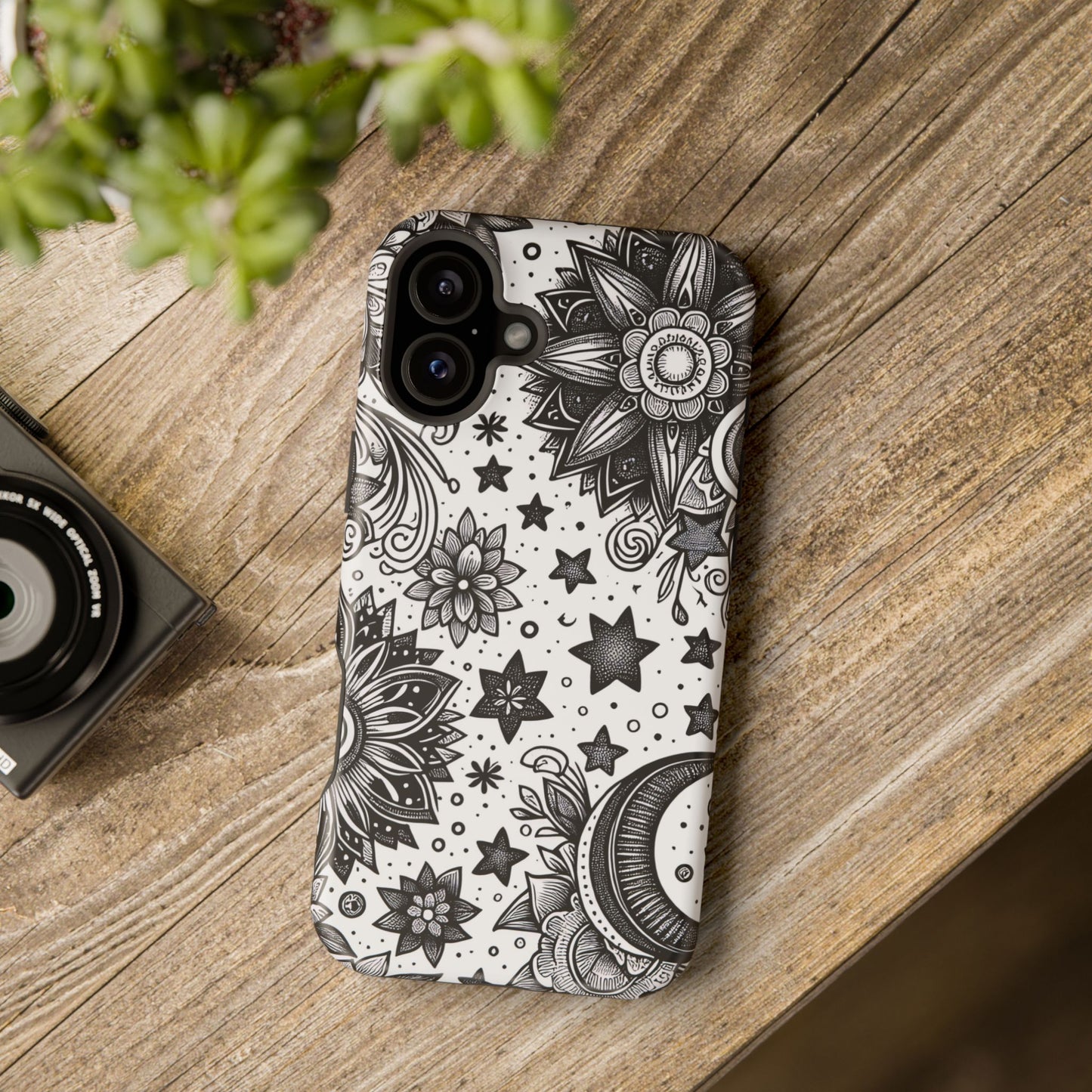 Celestial flowers MagSafe Tough Iphone Case