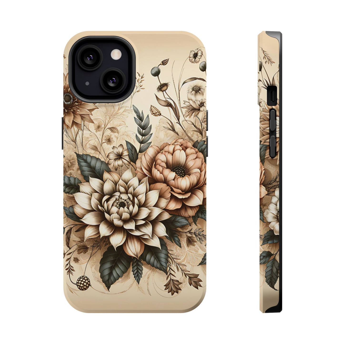 Boho flowers MagSafe Tough Iphone Case