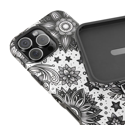 Celestial flowers MagSafe Tough Iphone Case