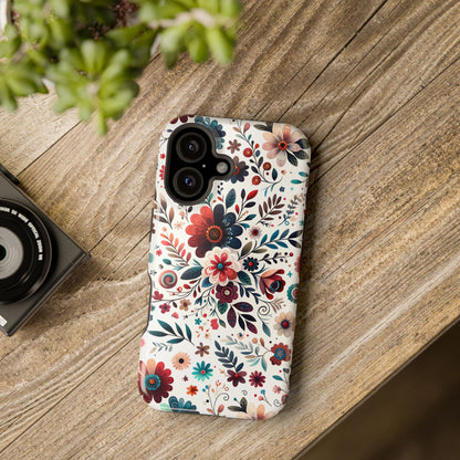 Boho flowers MagSafe Tough Iphone Case