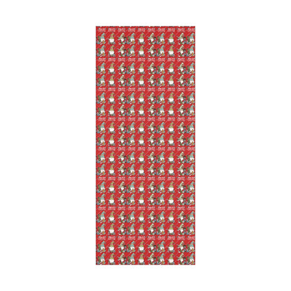 Gnomes Gift Wrap Papers, Christmas Gnomes gift wrap