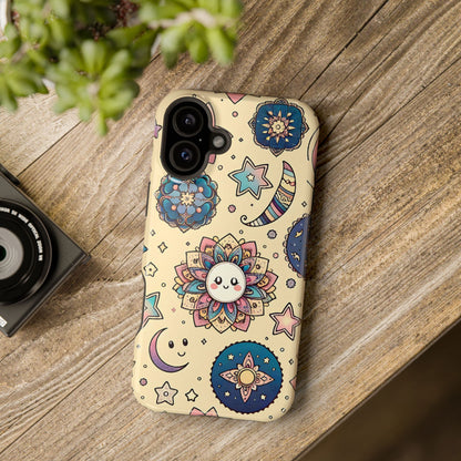 Celestial flowers MagSafe Tough Iphone Case