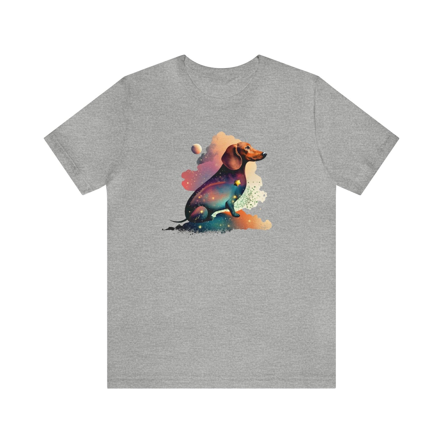 Wiener shirt, colorful Dachshund shirt, psychedelic shirt