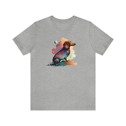 Wiener shirt, colorful Dachshund shirt, psychedelic shirt