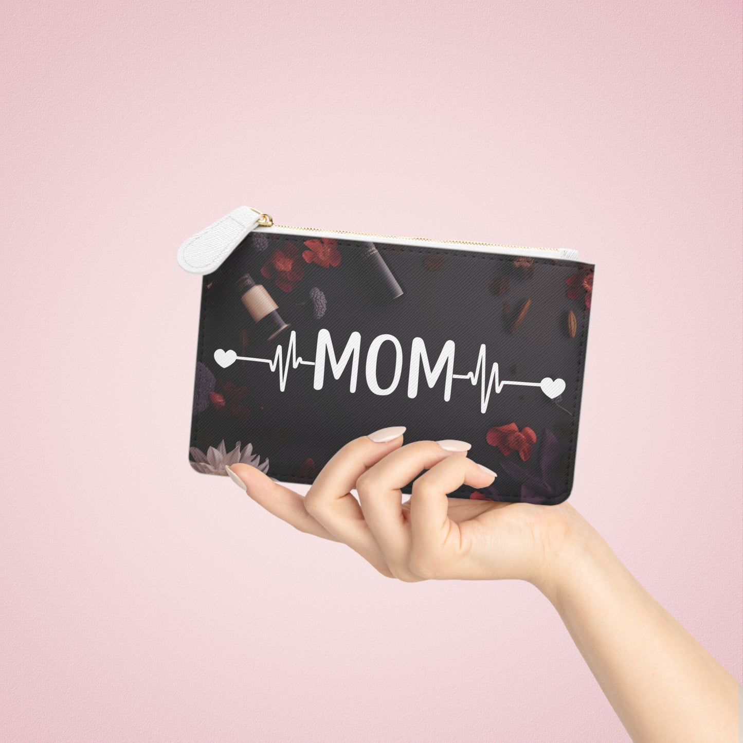 mom clutch bag, Mini Clutch Bag, nurse mom clutch bag, Cruelty-Free Faux Leather, Vegan