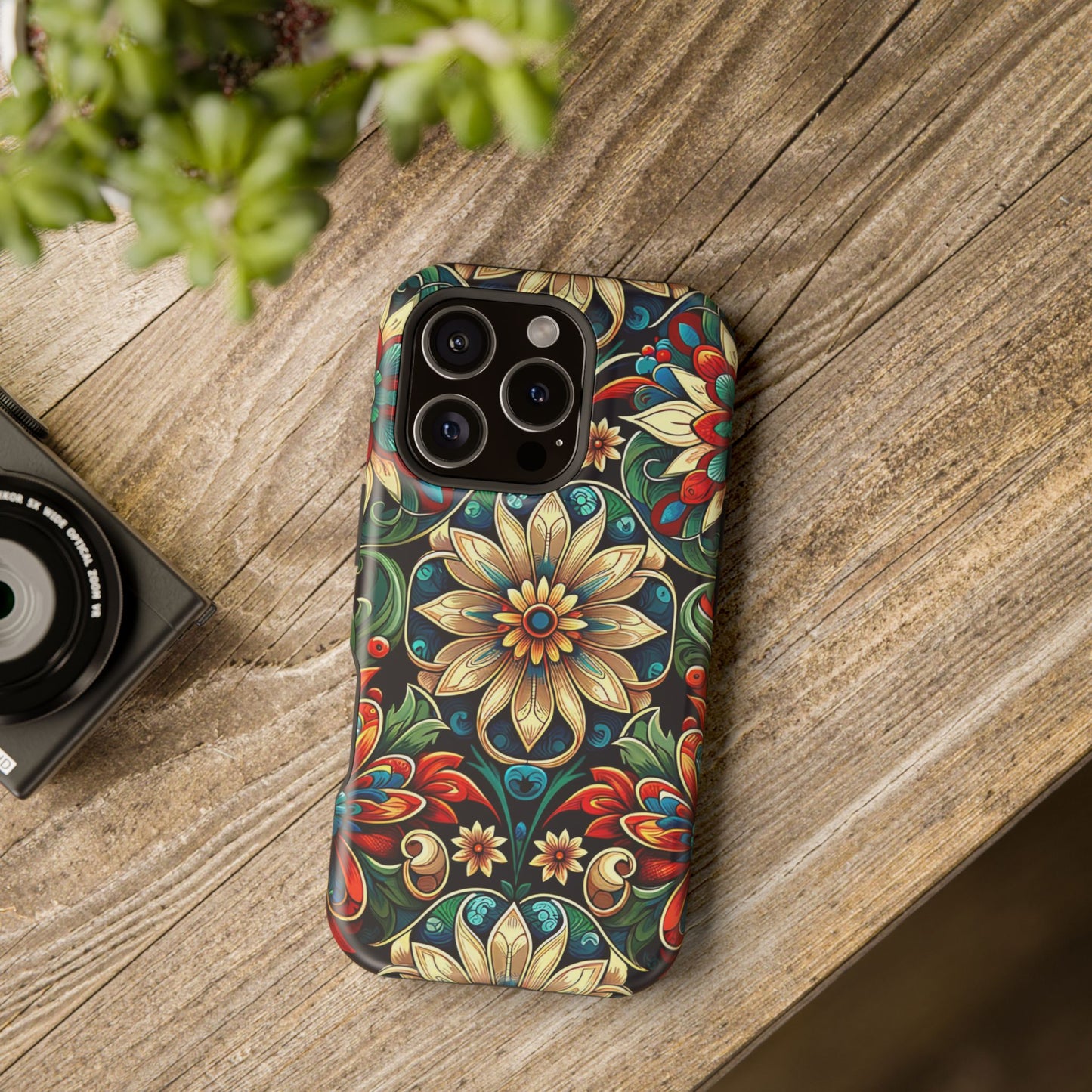 Celestial flowers MagSafe Tough Iphone Case