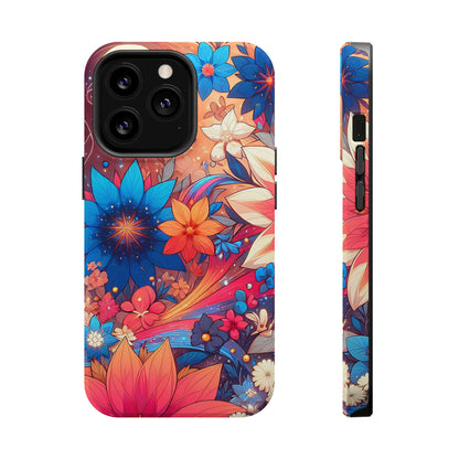 Celestial flowers MagSafe Tough Iphone Case