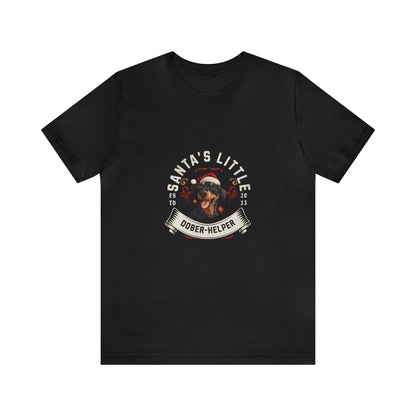 Santa's little dober-helper, doberman christmas shirt