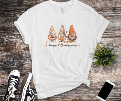 Happy thanksgiving, thanksgiving gnomes shirt