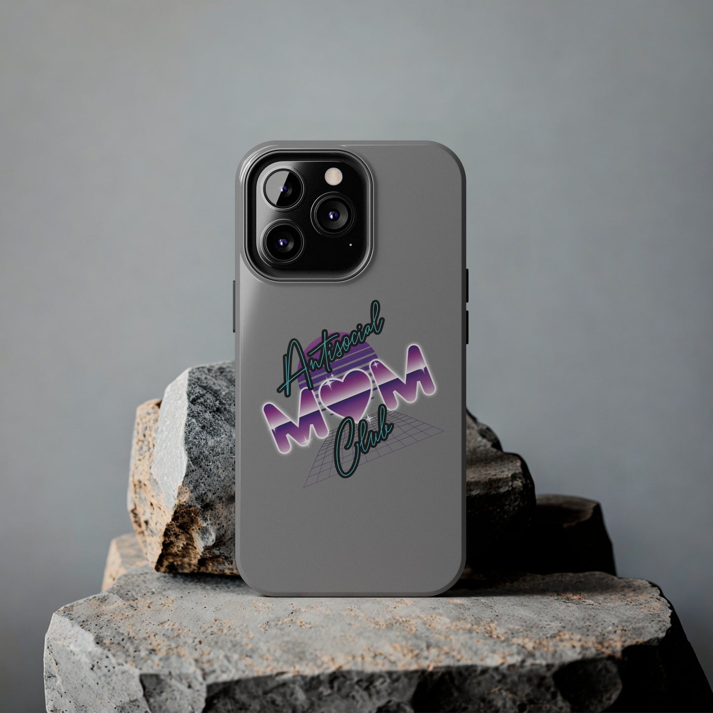 antisocial mom club phone case