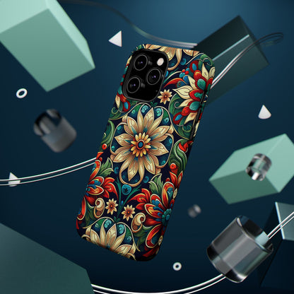 Celestial flowers MagSafe Tough Iphone Case