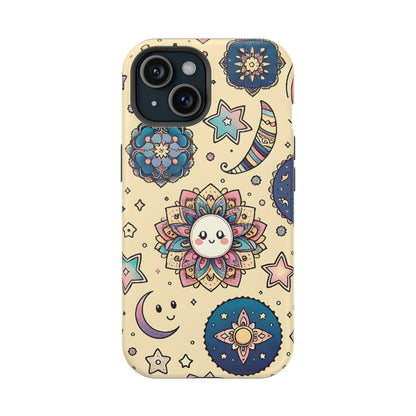 Celestial flowers MagSafe Tough Iphone Case