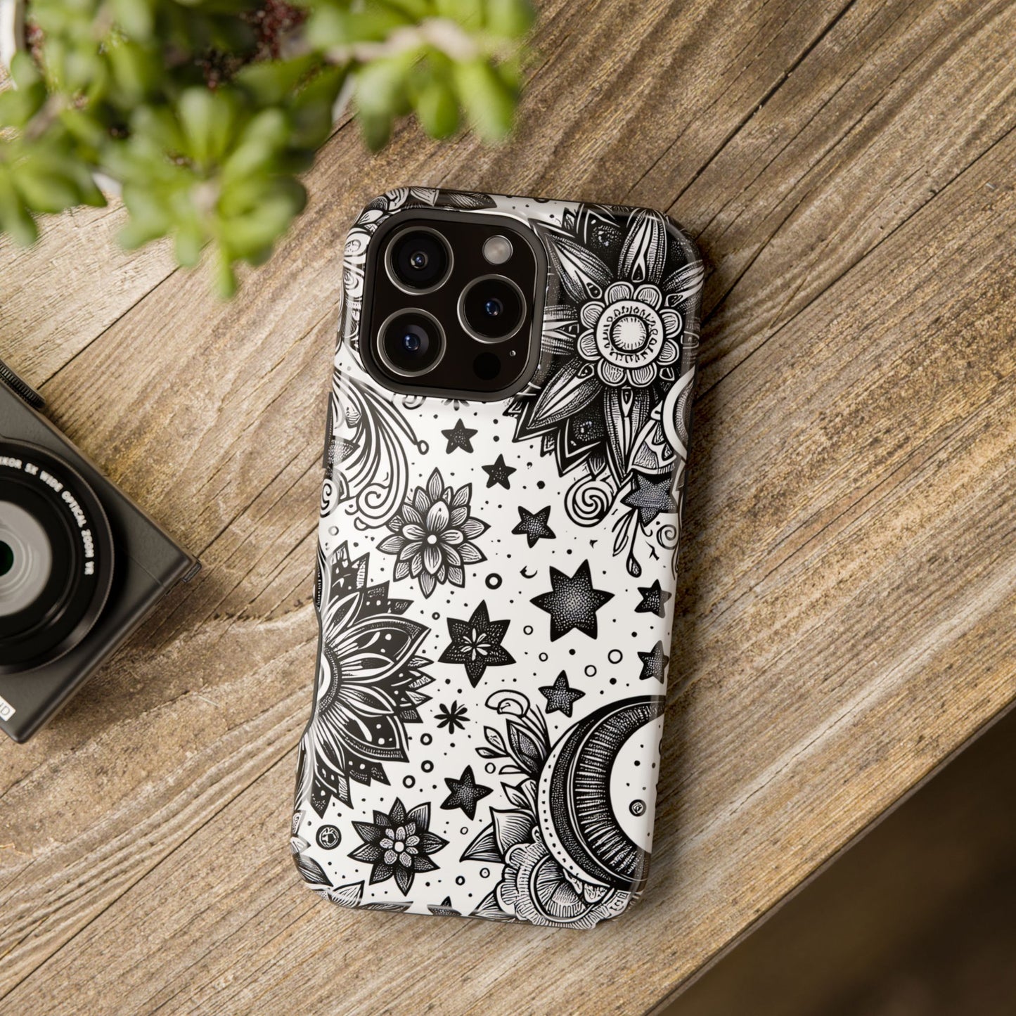 Celestial flowers MagSafe Tough Iphone Case