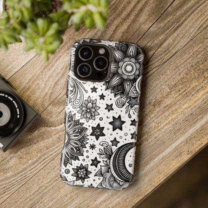 Celestial flowers MagSafe Tough Iphone Case