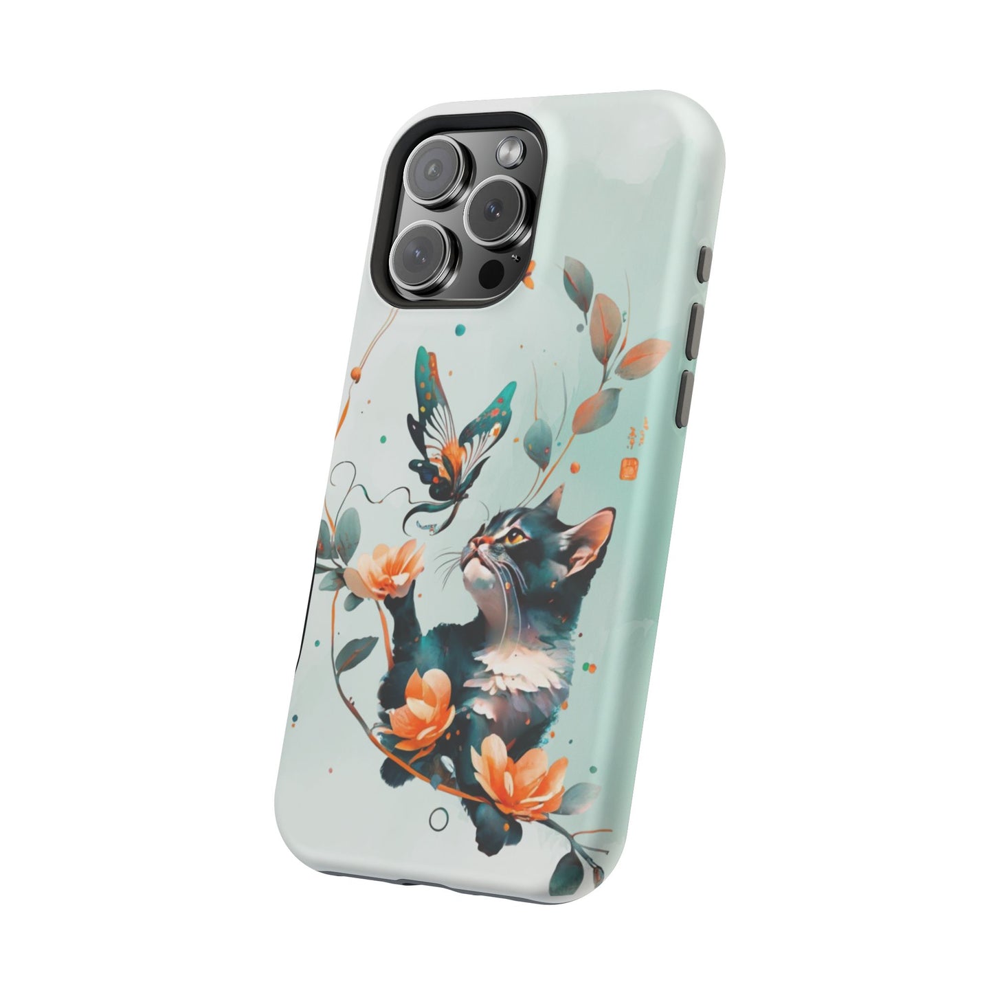 Kitten phone case, MagSafe Tough Iphone Cases