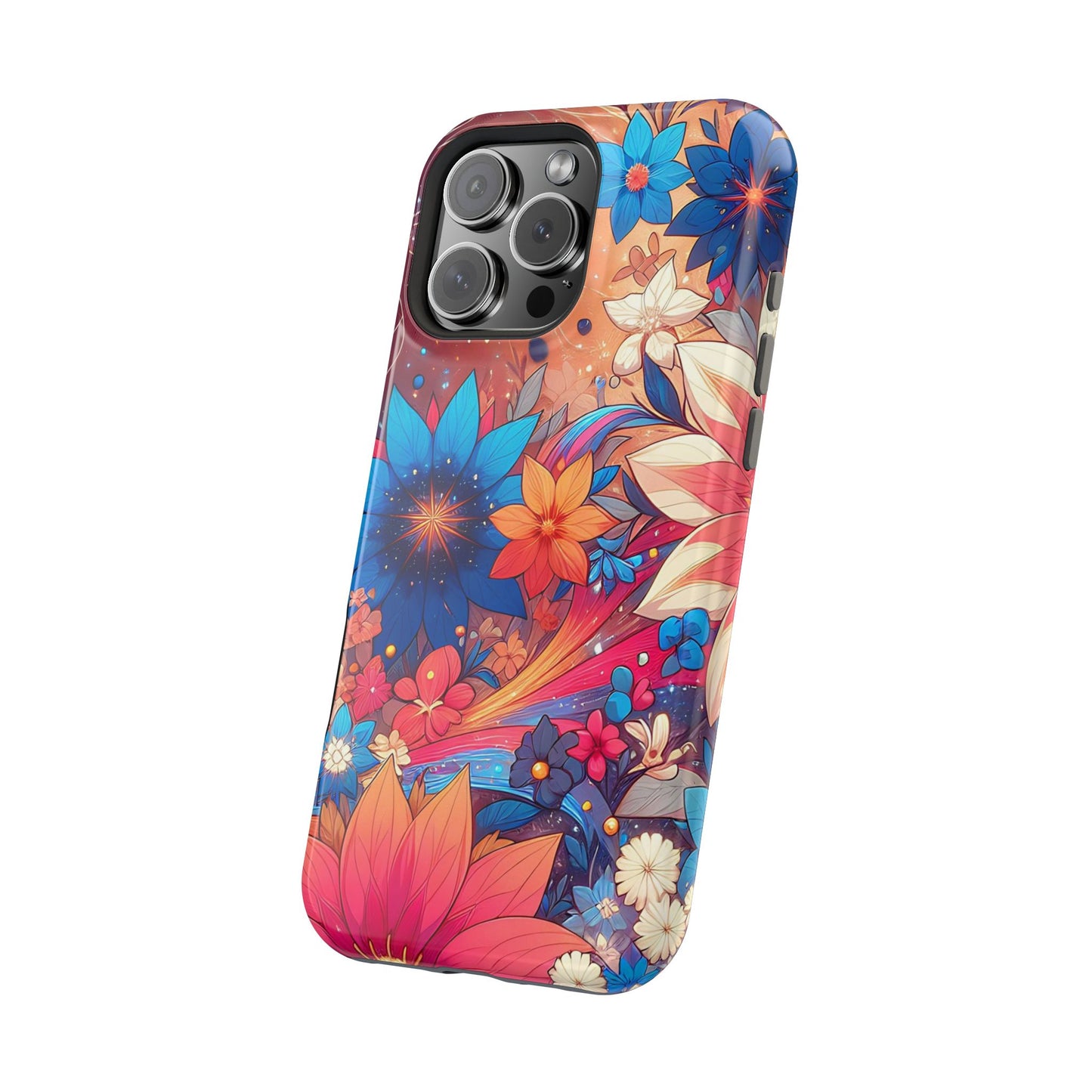 Celestial flowers MagSafe Tough Iphone Case