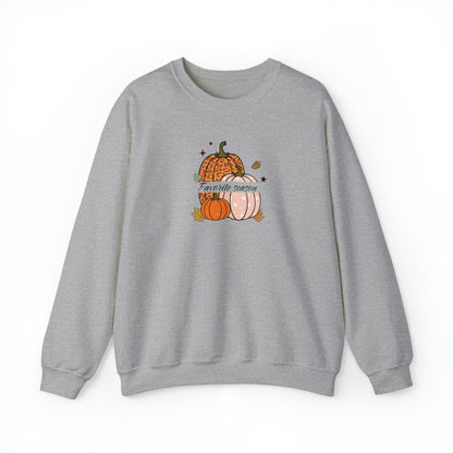 Pumpkin, favorite season, fall sweatshirt