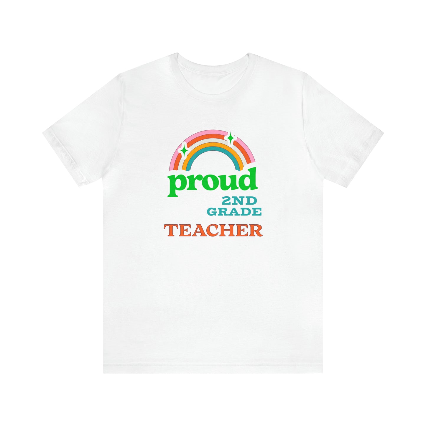 Funny proud 2nd grade teacher shirt for back to school teacher appreciation gift