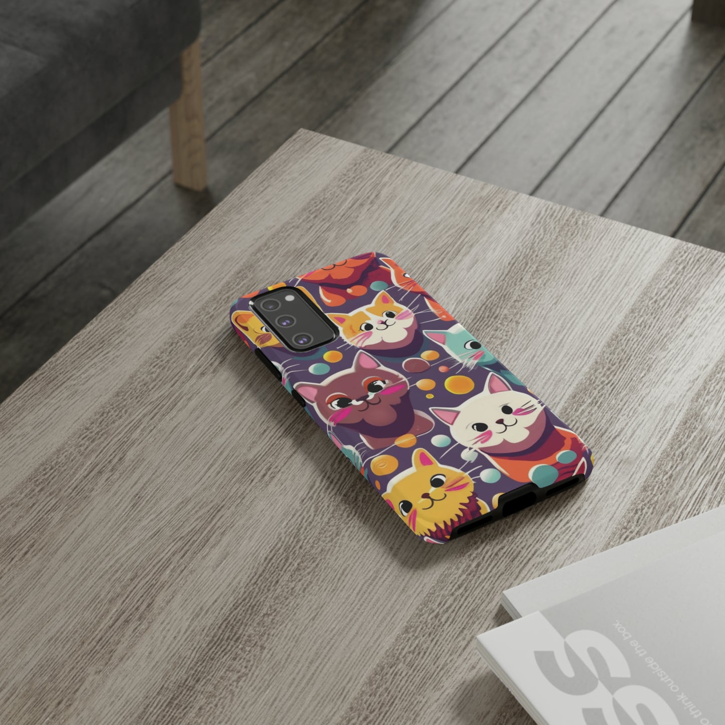 cute cat phone case, phone case iPhone, samsung phone case