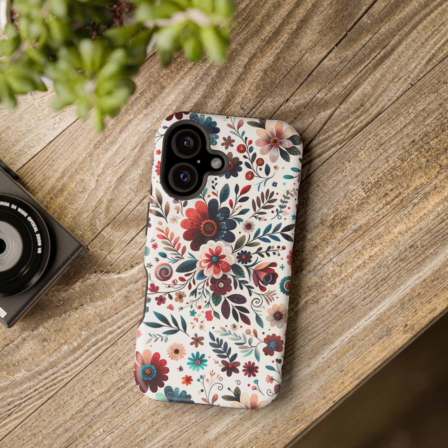 Boho flowers MagSafe Tough Iphone Case