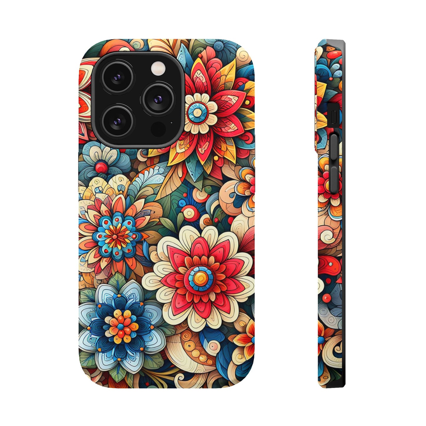 Flowers MagSafe Tough Iphone Case