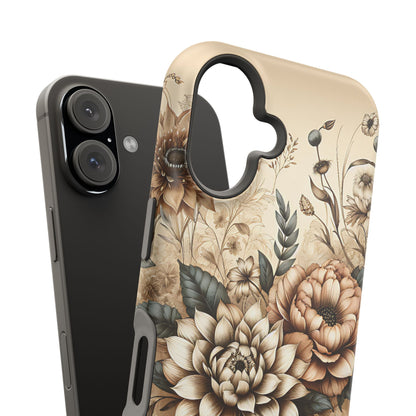 Boho flowers MagSafe Tough Iphone Case