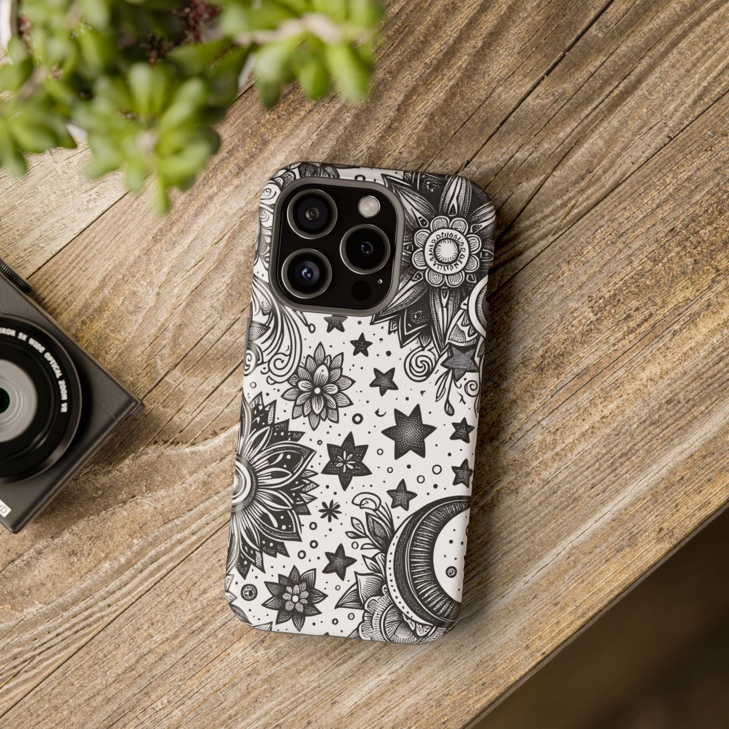 Celestial flowers MagSafe Tough Iphone Case