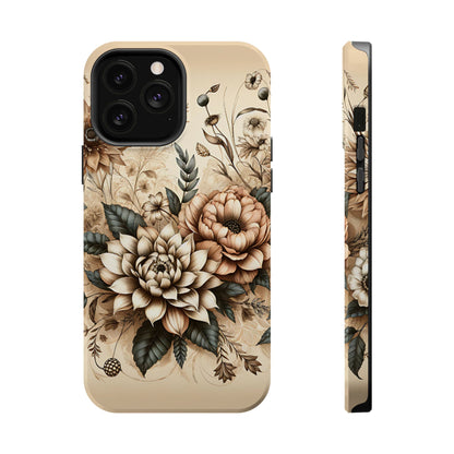 Boho flowers MagSafe Tough Iphone Case