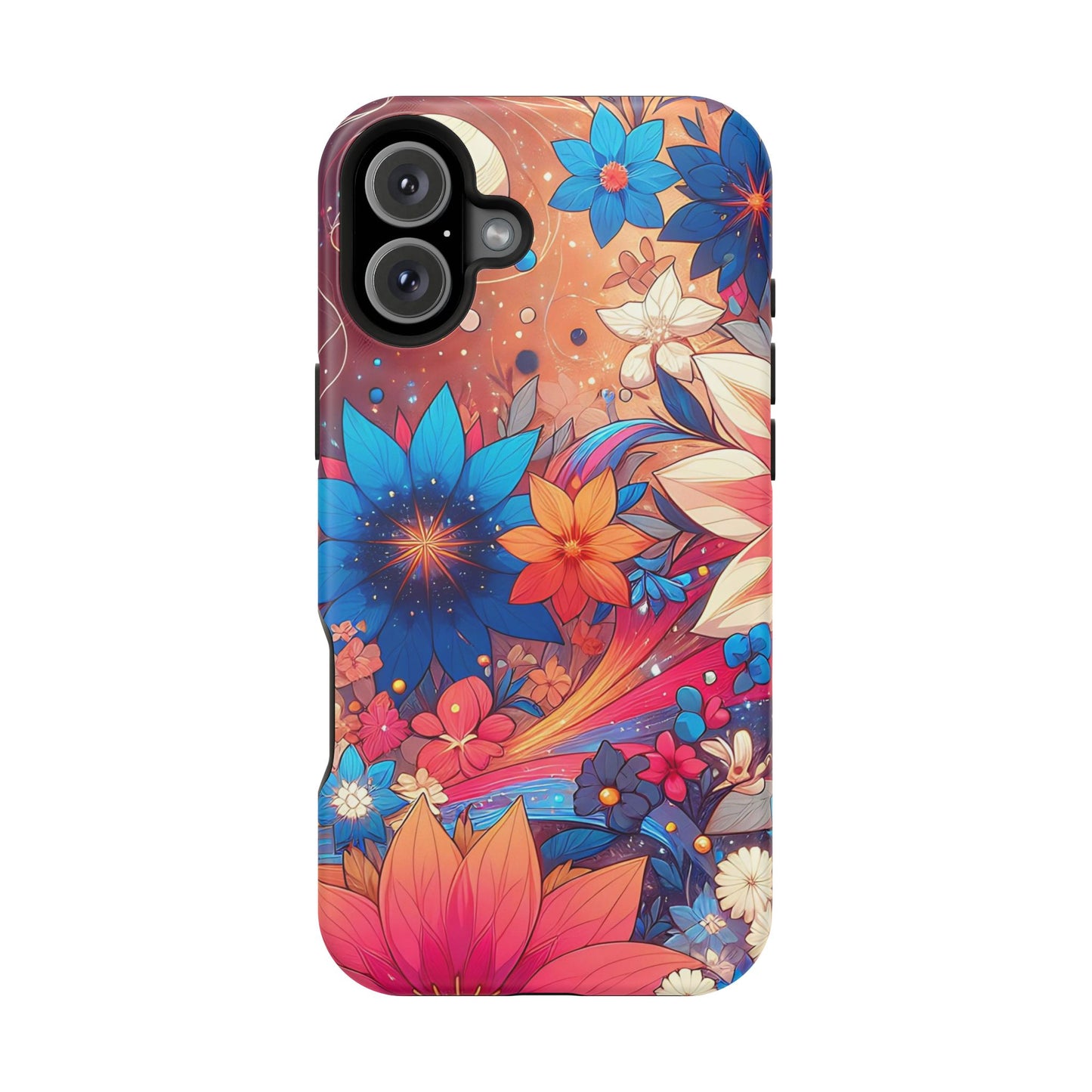 Celestial flowers MagSafe Tough Iphone Case