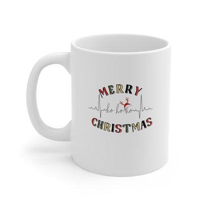 Merry Christmas, Nurse Christmas mug, Ceramic Mug 11oz, christmas gift.