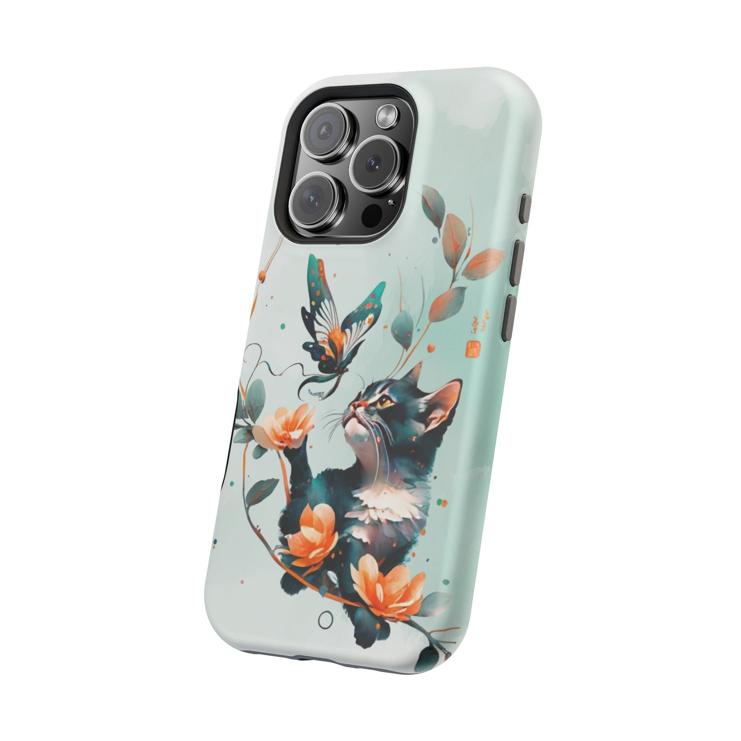 Kitten phone case, MagSafe Tough Iphone Cases