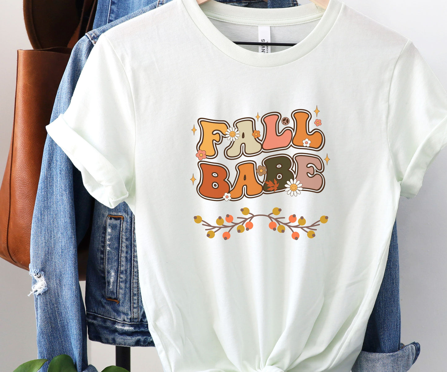 fall babe shirt, thanksgiving retro shirt