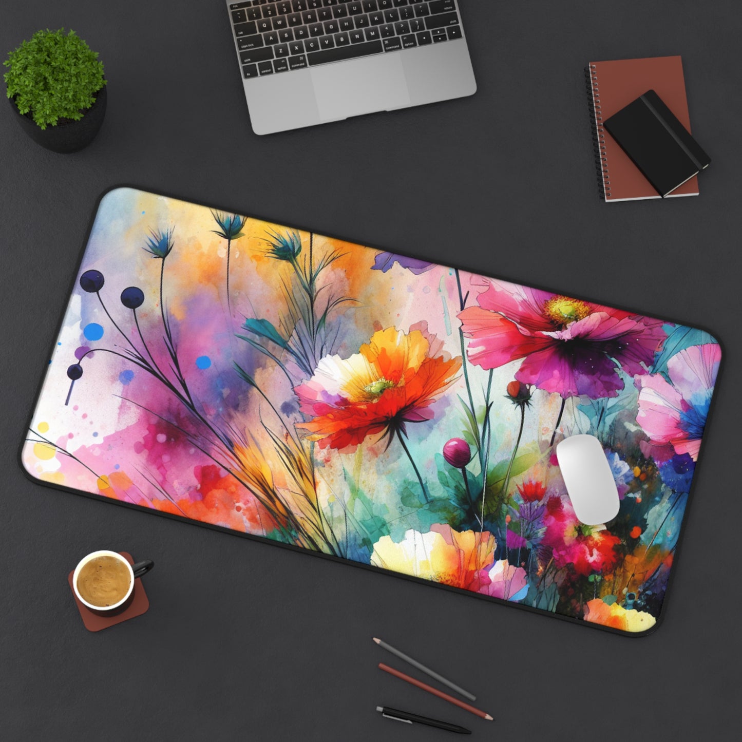 Flowers Desk Mat