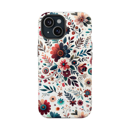 Boho flowers MagSafe Tough Iphone Case