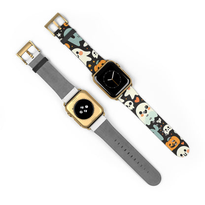 Halloween Faux Leather Apple Watch Band