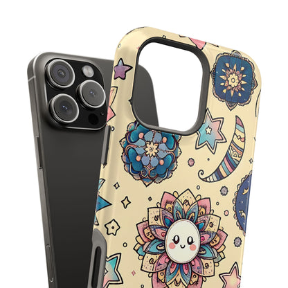 Celestial flowers MagSafe Tough Iphone Case