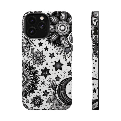 Celestial flowers MagSafe Tough Iphone Case