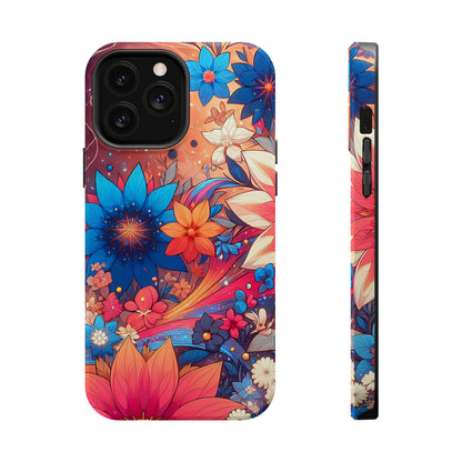 Celestial flowers MagSafe Tough Iphone Case