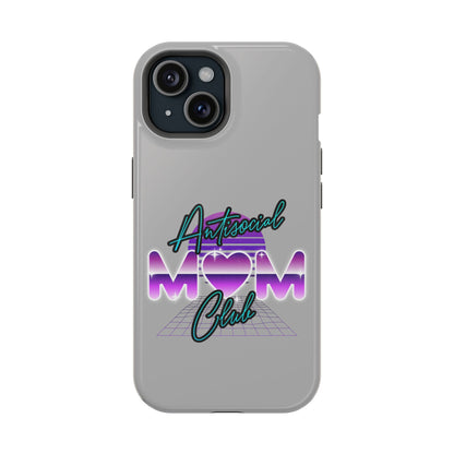 Antisocial Mom club MagSafe Tough Iphone Case