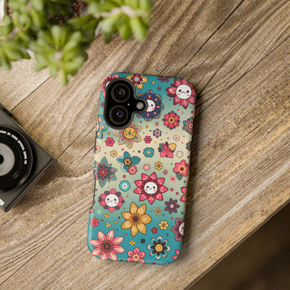 Kawai Flowers MagSafe Tough Iphone Case