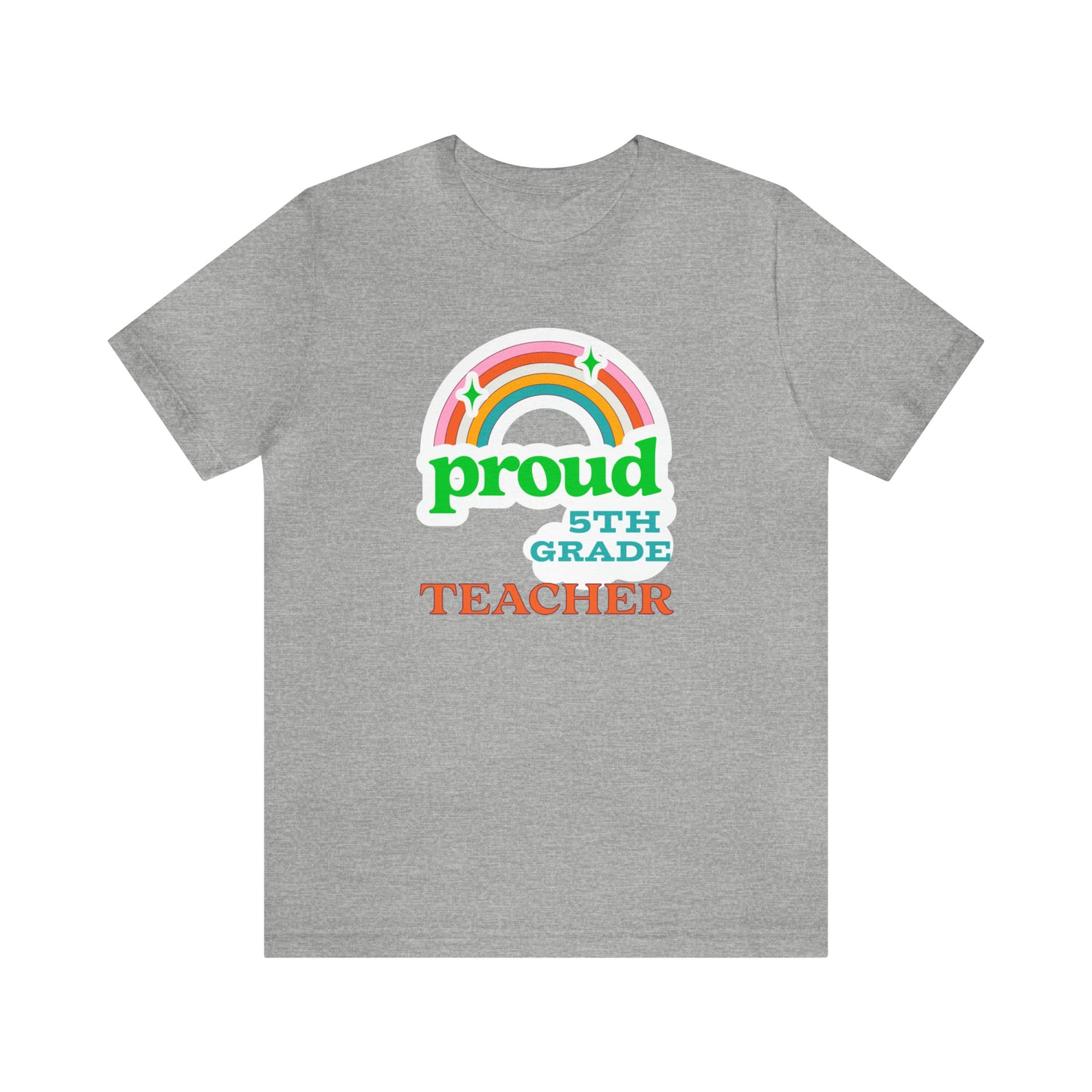 Funny proud 5th grade teacher shirt for back to school teacher appreciation gift