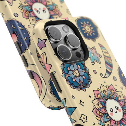 Celestial flowers MagSafe Tough Iphone Case